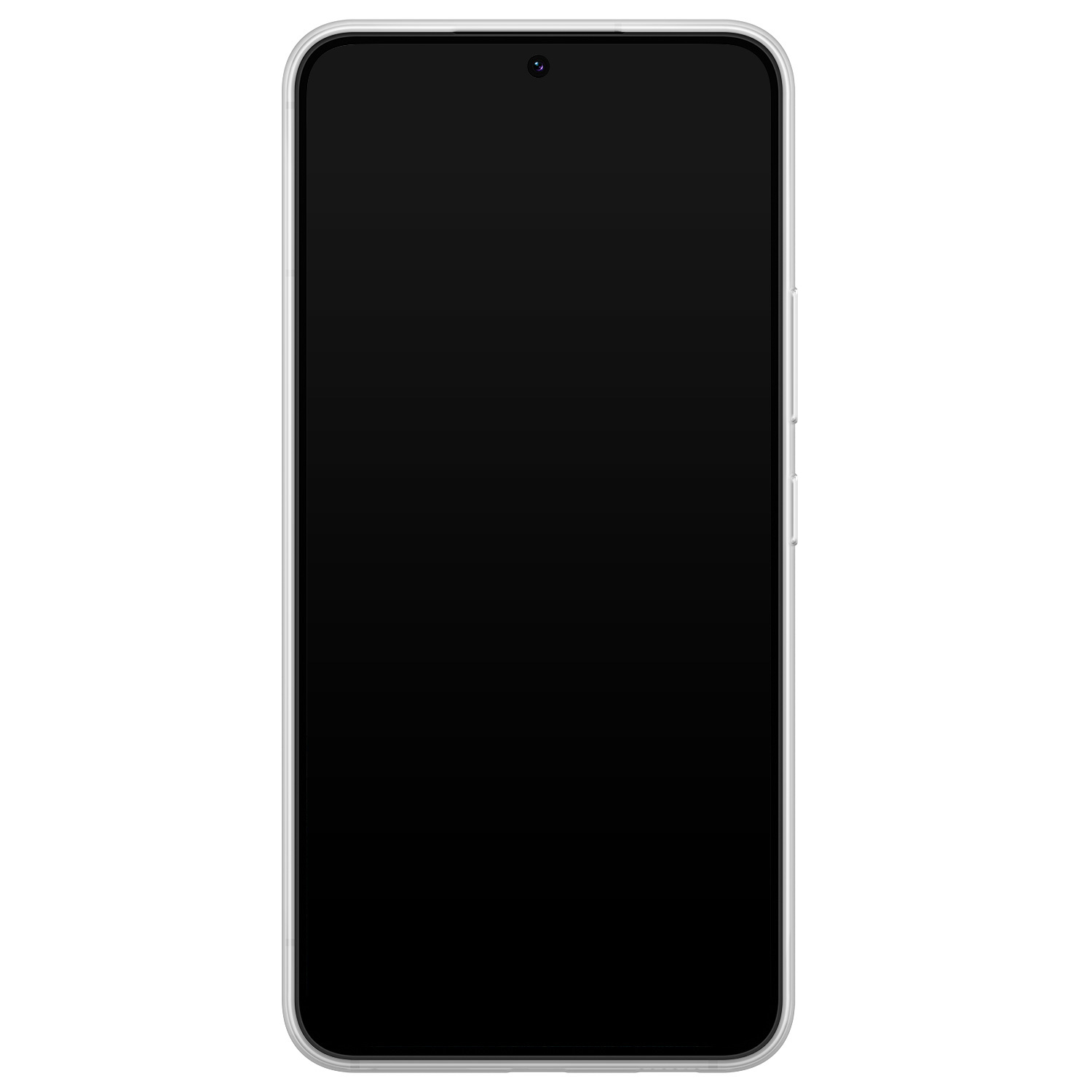 Leuke Telefoonhoesjes Samsung Galaxy S22 siliconen hoesje - Marmer roze grijs