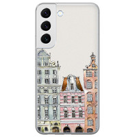 Leuke Telefoonhoesjes Samsung Galaxy S22 Plus siliconen hoesje - Grachtenpandjes