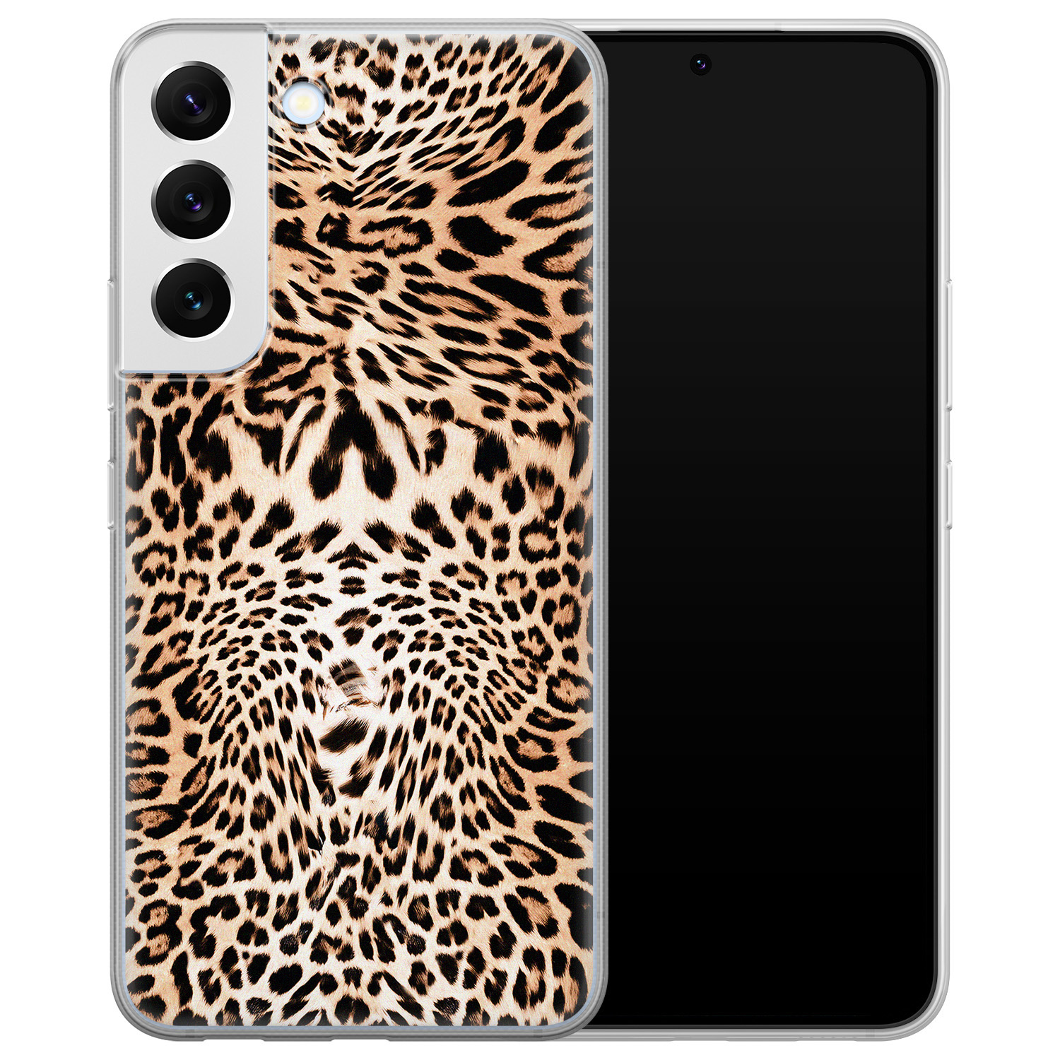 Leuke Telefoonhoesjes Samsung Galaxy S22 Plus siliconen hoesje - Wild animal