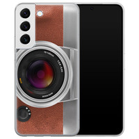 Leuke Telefoonhoesjes Samsung Galaxy S22 Plus siliconen hoesje - Vintage camera