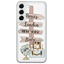 Leuke Telefoonhoesjes Samsung Galaxy S22 Plus siliconen hoesje - Where to go next