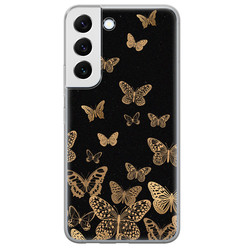 Leuke Telefoonhoesjes Samsung Galaxy S22 Plus siliconen hoesje - Vlinders