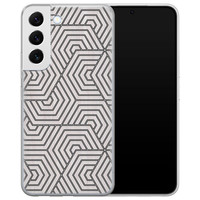 Leuke Telefoonhoesjes Samsung Galaxy S22 Plus siliconen hoesje - Geometrisch