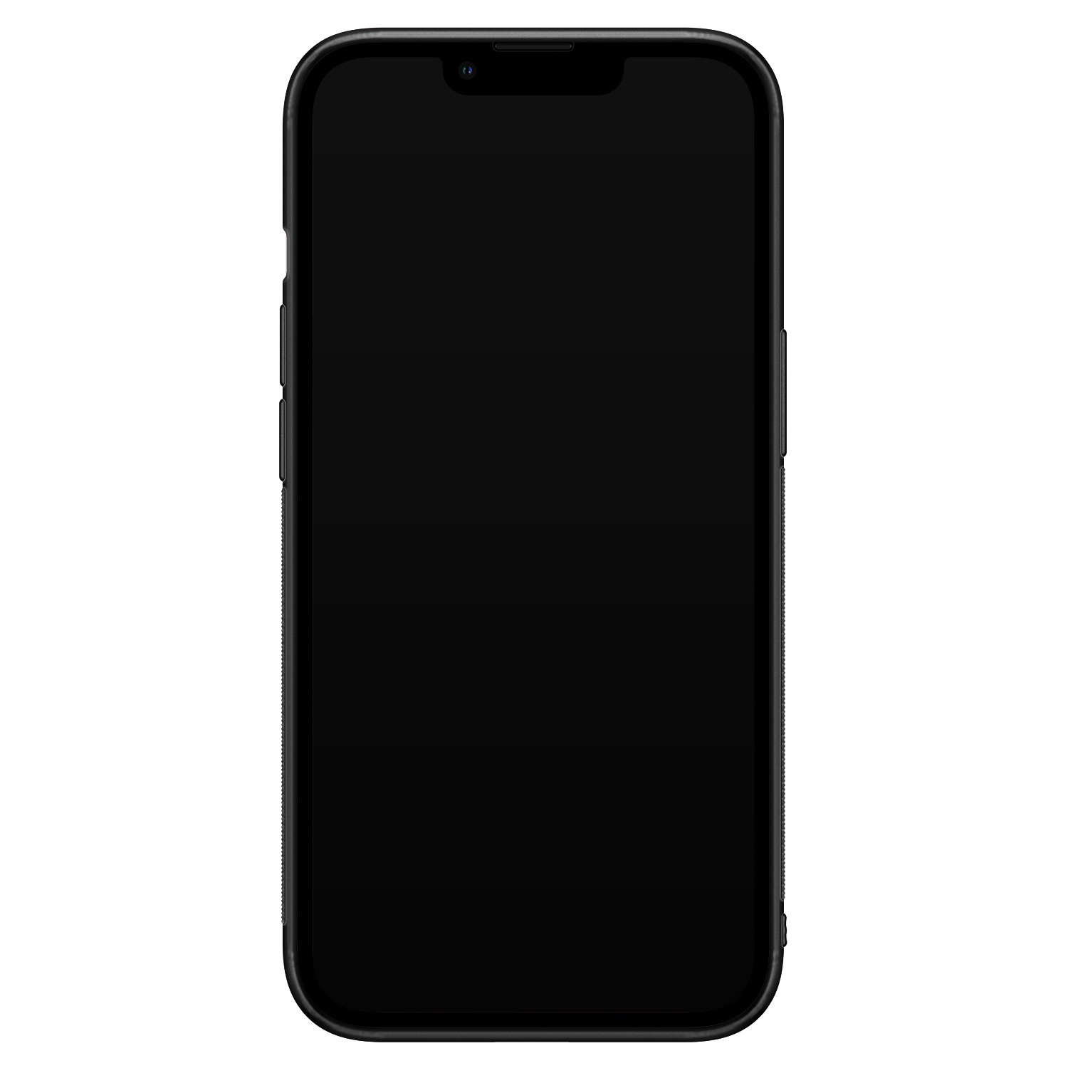 Leuke Telefoonhoesjes iPhone 13 glazen hardcase - Abstract gezicht lijnen