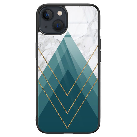 Geometrisch blauw
