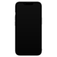 Leuke Telefoonhoesjes iPhone 13 glazen hardcase - Marmer grijs