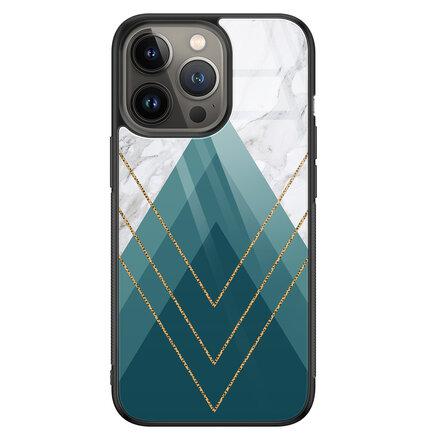 Geometrisch blauw