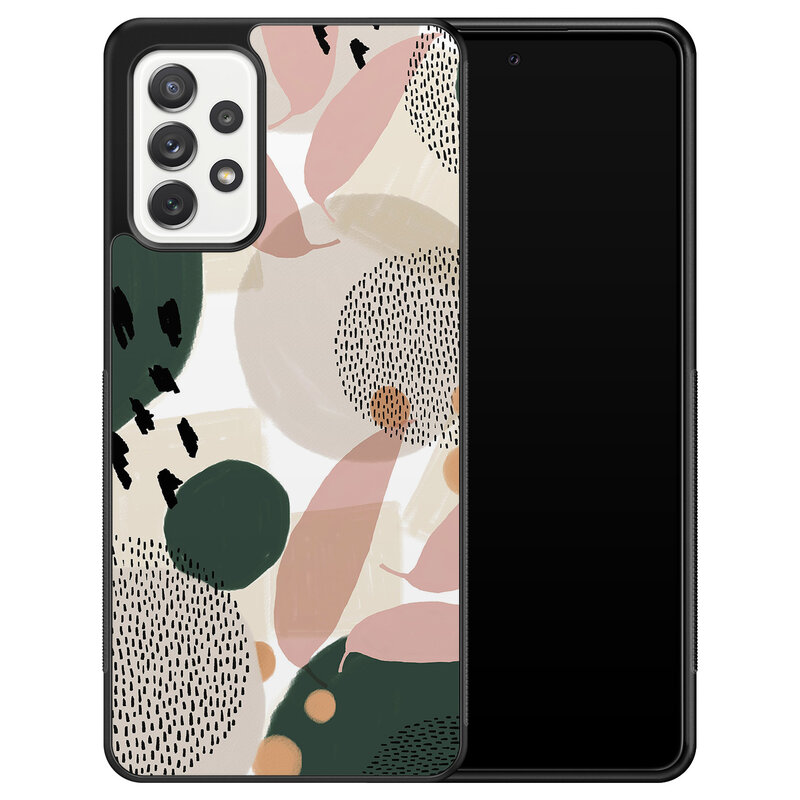 Leuke Telefoonhoesjes Samsung Galaxy A52 hoesje - Abstract print