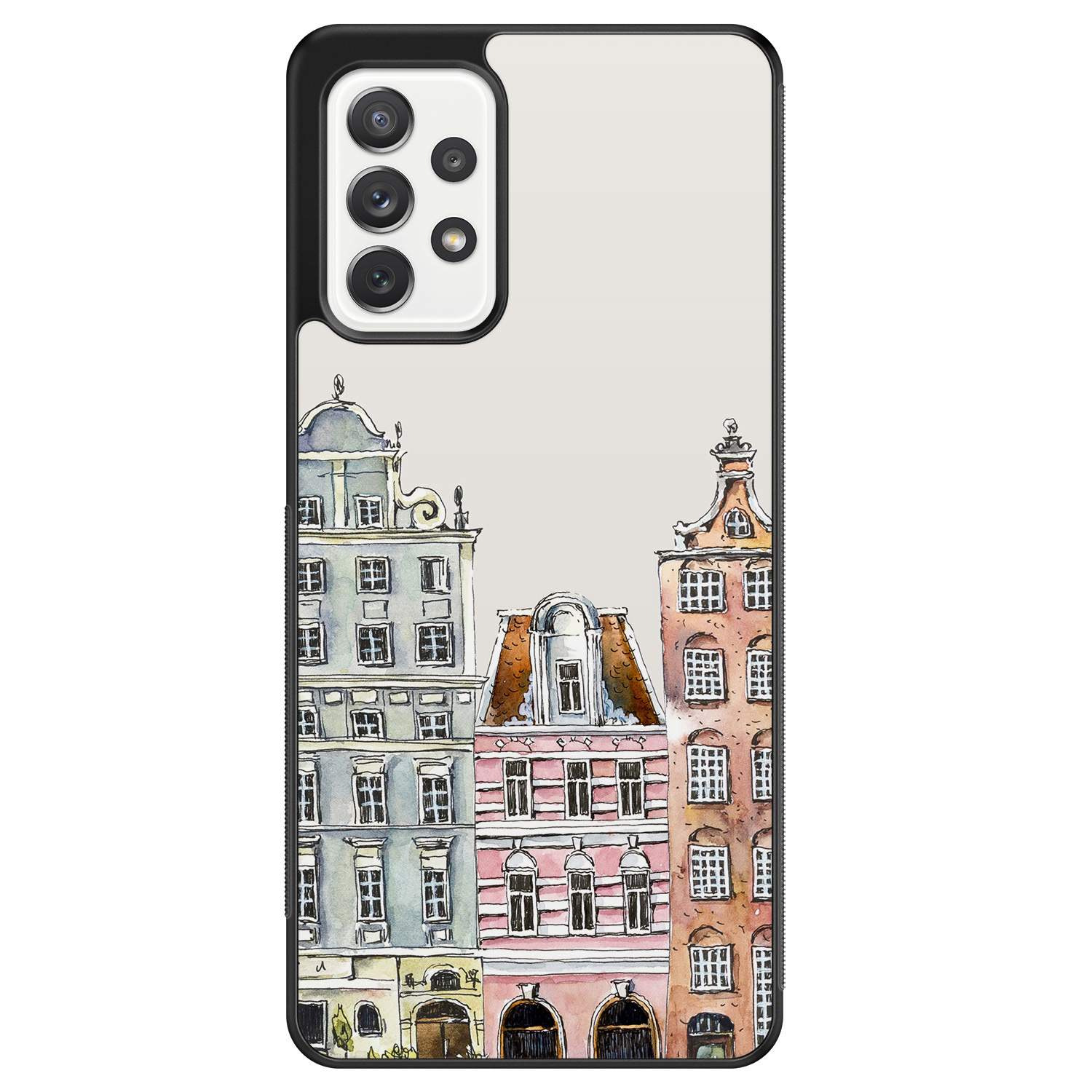 Leuke Telefoonhoesjes Samsung Galaxy A52 hoesje - Grachtenpandjes