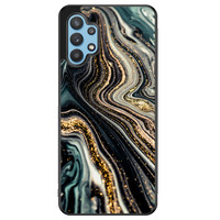 Leuke Telefoonhoesjes Samsung Galaxy A32 5G hoesje - Marmer swirl