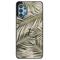 Leuke Telefoonhoesjes Samsung Galaxy A32 5G hoesje - Palm leaves