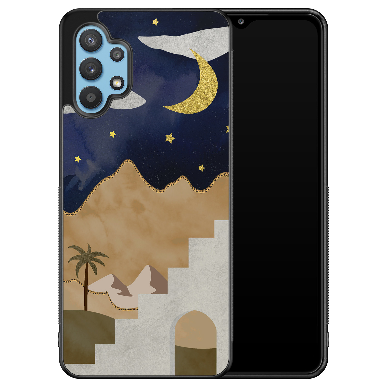 Leuke Telefoonhoesjes Samsung Galaxy A32 5G hoesje - Desert night