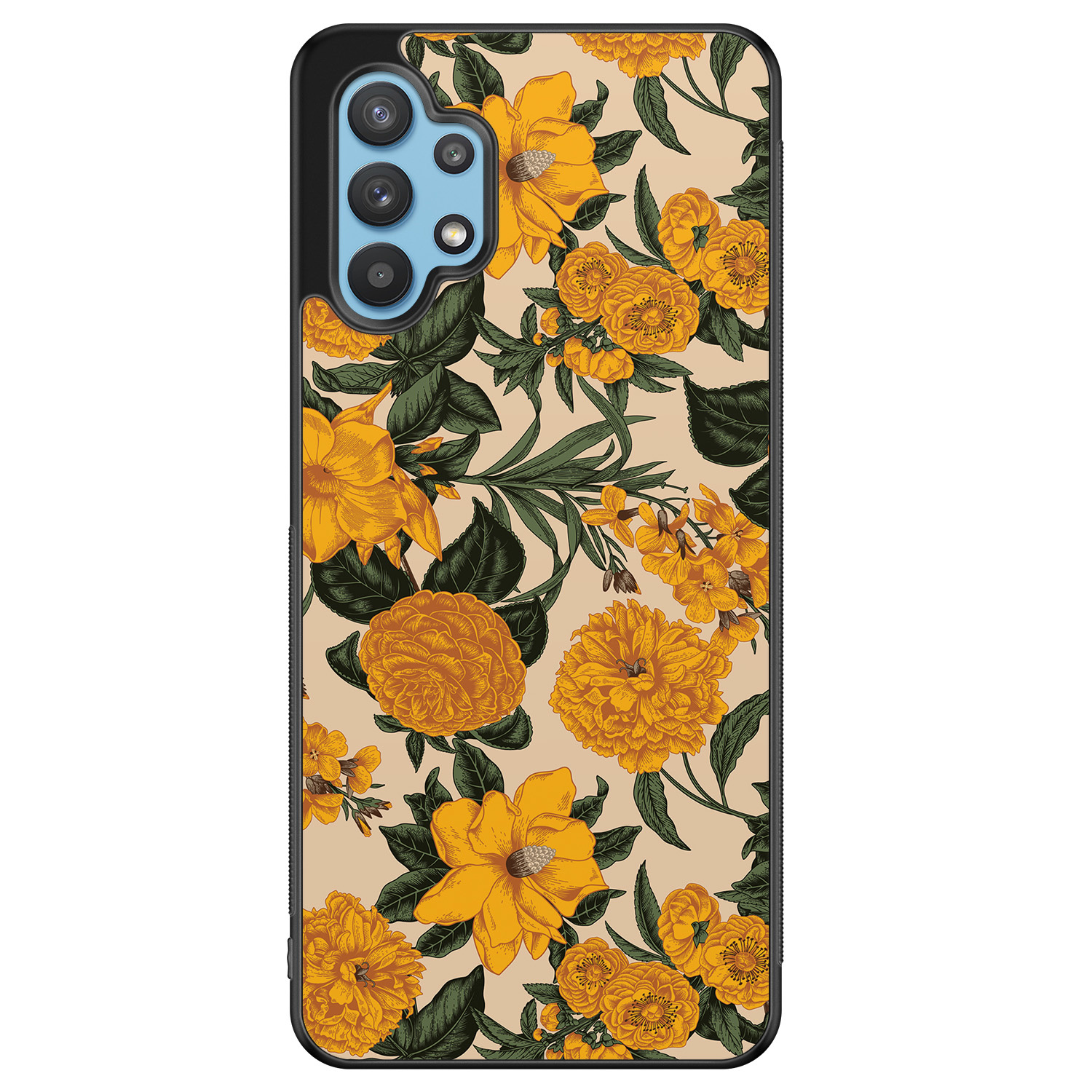 Leuke Telefoonhoesjes Samsung Galaxy A32 5G hoesje - Retro flowers