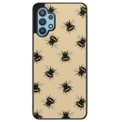 Leuke Telefoonhoesjes Samsung Galaxy A32 5G hoesje - Bee happy