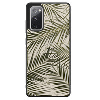 Leuke Telefoonhoesjes Samsung Galaxy S20 FE hoesje - Palm leaves