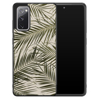 Leuke Telefoonhoesjes Samsung Galaxy S20 FE hoesje - Palm leaves