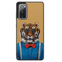 Leuke Telefoonhoesjes Samsung Galaxy S20 FE hoesje - Tijger hipster