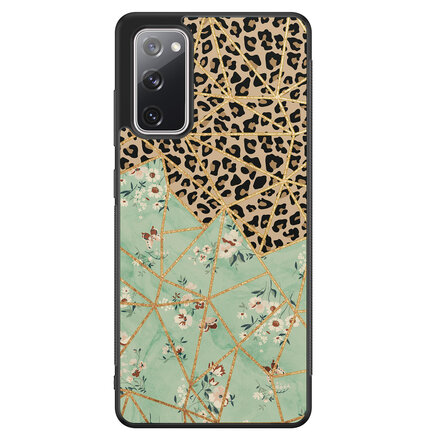 Luipaard flower print