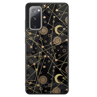 Leuke Telefoonhoesjes Samsung Galaxy S20 FE hoesje - Sun, moon, stars