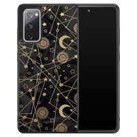 Leuke Telefoonhoesjes Samsung Galaxy S20 FE hoesje - Sun, moon, stars