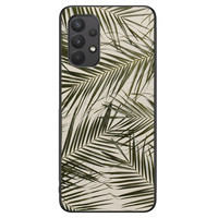 Leuke Telefoonhoesjes Samsung Galaxy A32 4G hoesje - Palm leaves