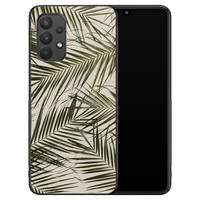 Leuke Telefoonhoesjes Samsung Galaxy A32 4G hoesje - Palm leaves