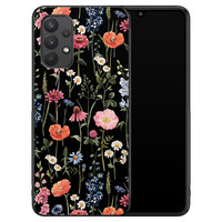 Leuke Telefoonhoesjes Samsung Galaxy A32 4G hoesje - Dark flowers