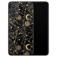 Leuke Telefoonhoesjes Samsung Galaxy A32 4G hoesje - Sun, moon, stars