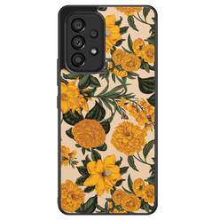 Leuke Telefoonhoesjes Samsung Galaxy A53 hoesje - Retro flowers