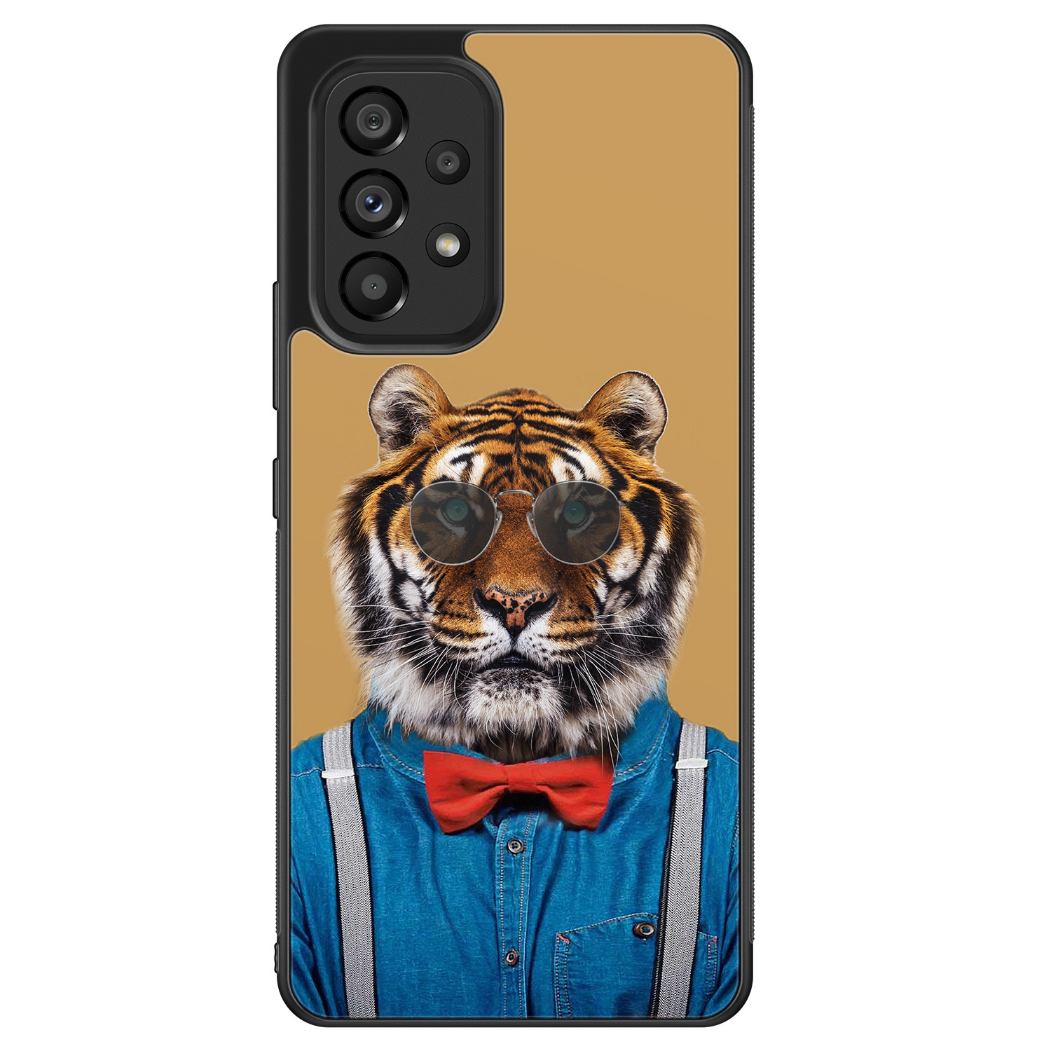 Leuke Telefoonhoesjes Samsung Galaxy A53 hoesje - Tijger hipster