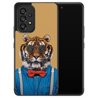 Leuke Telefoonhoesjes Samsung Galaxy A53 hoesje - Tijger hipster