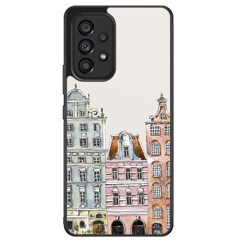 Leuke Telefoonhoesjes Samsung Galaxy A53 hoesje - Grachtenpandjes