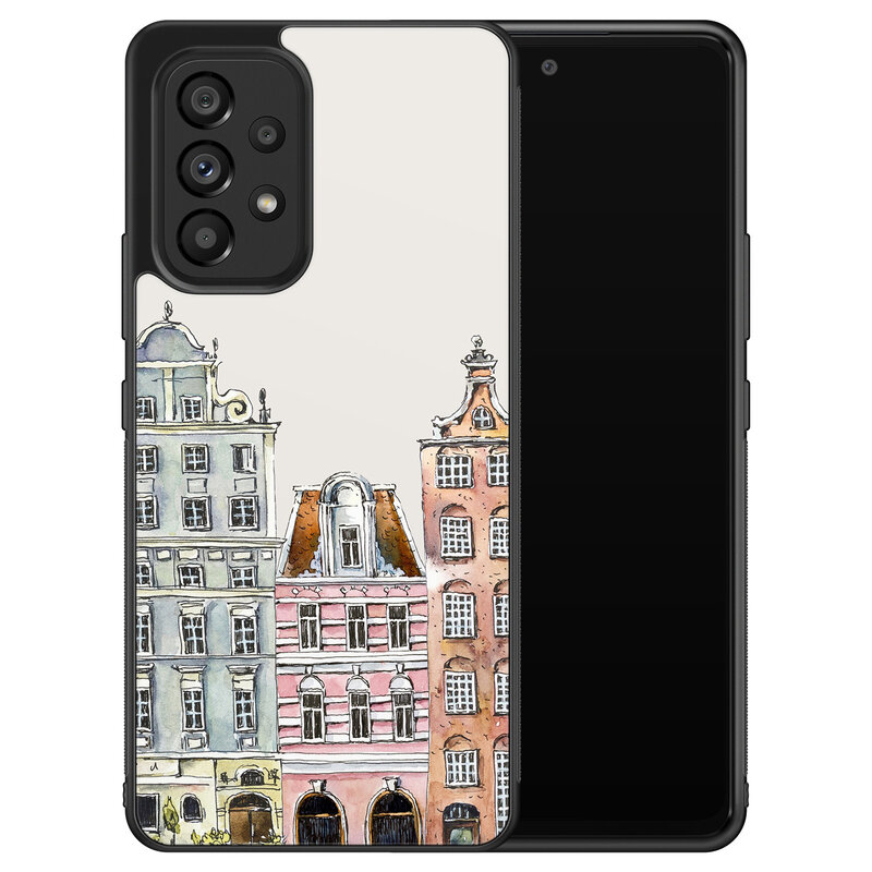 Leuke Telefoonhoesjes Samsung Galaxy A53 hoesje - Grachtenpandjes