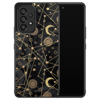 Leuke Telefoonhoesjes Samsung Galaxy A53 hoesje - Sun, moon, stars