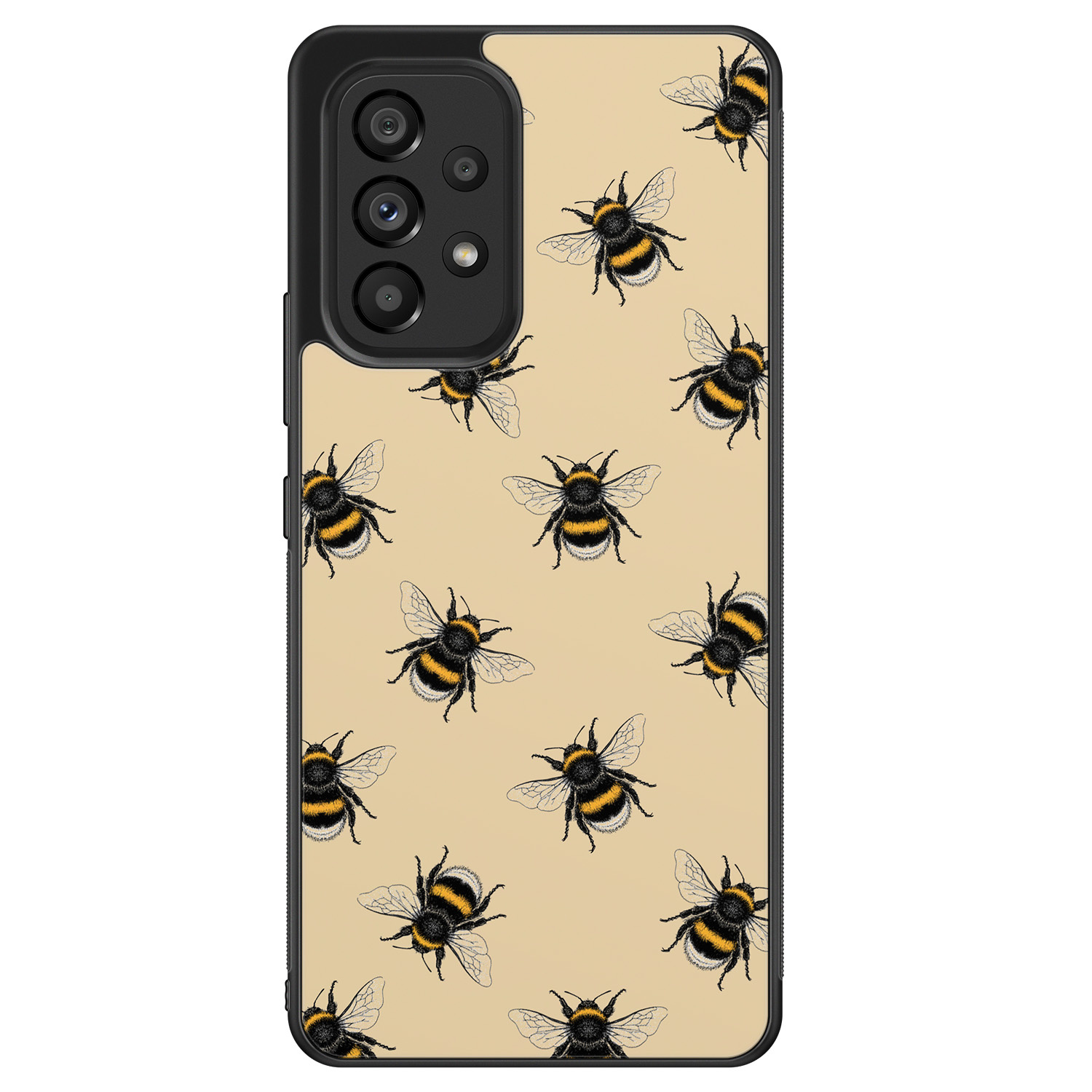 Leuke Telefoonhoesjes Samsung Galaxy A53 hoesje - Bee happy