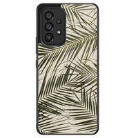 Leuke Telefoonhoesjes Samsung Galaxy A33 hoesje - Palm leaves