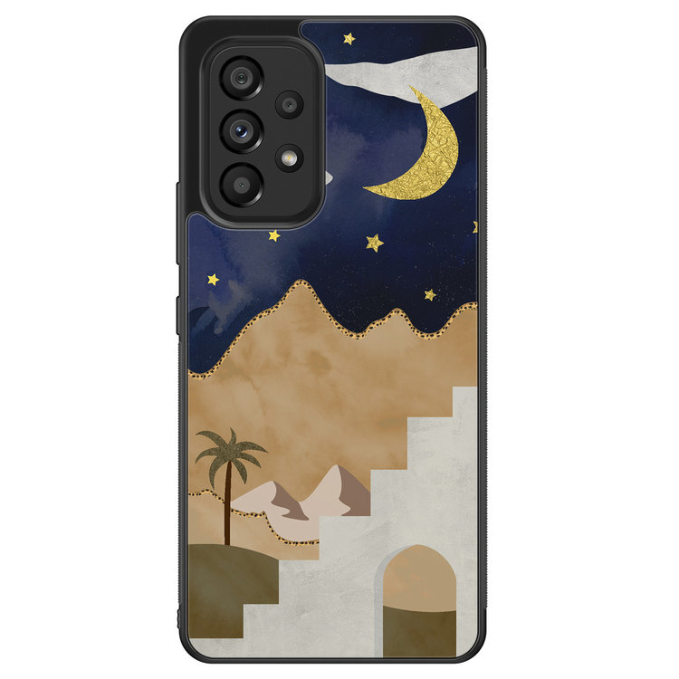 Leuke Telefoonhoesjes Samsung Galaxy A33 hoesje - Desert night