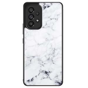 Leuke Telefoonhoesjes Samsung Galaxy A33 hoesje - Marmer grijs