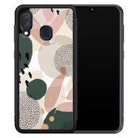 Leuke Telefoonhoesjes Samsung Galaxy A40 hoesje - Abstract print