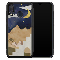 Leuke Telefoonhoesjes Samsung Galaxy A40 hoesje - Desert night