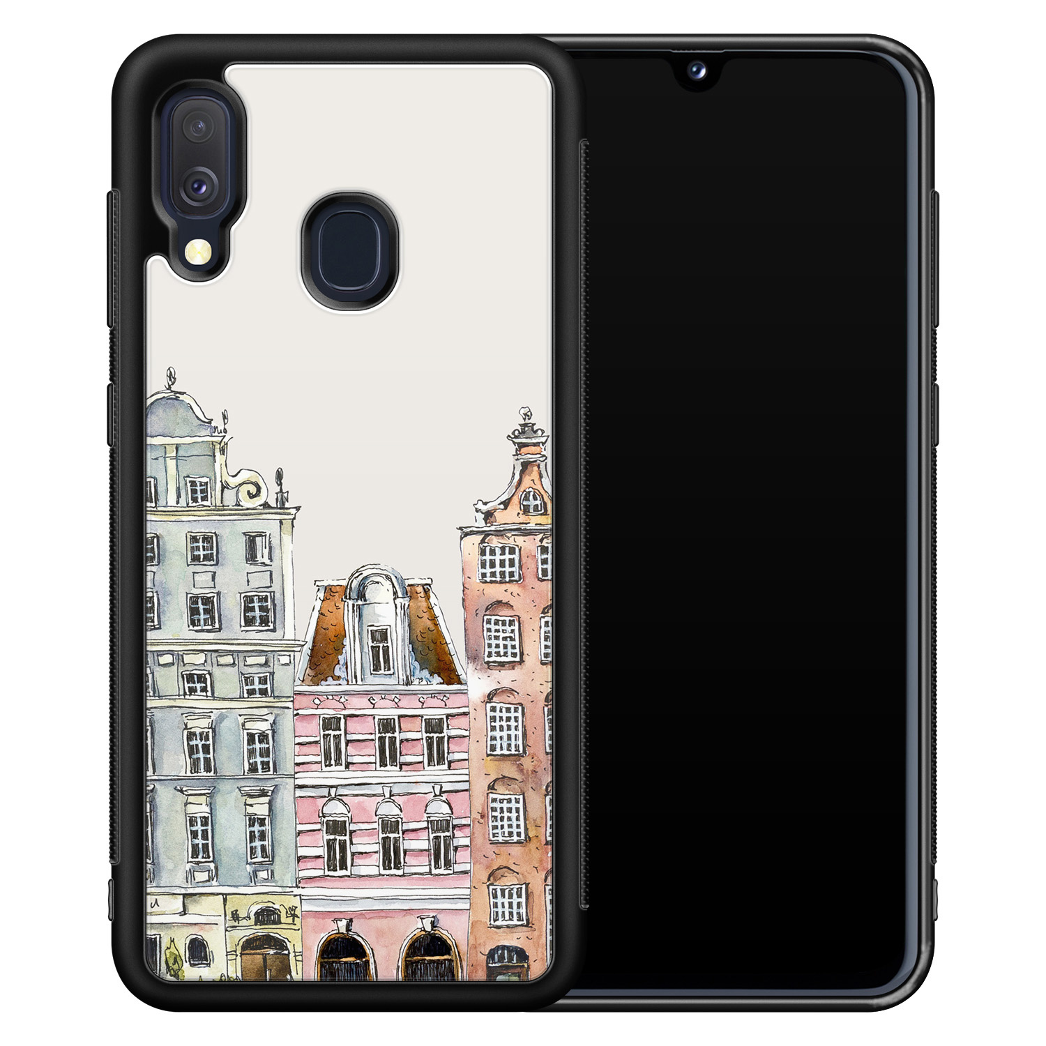 Leuke Telefoonhoesjes Samsung Galaxy A40 hoesje - Grachtenpandjes