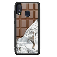 Leuke Telefoonhoesjes Samsung Galaxy A40 hoesje - Chocoladereep