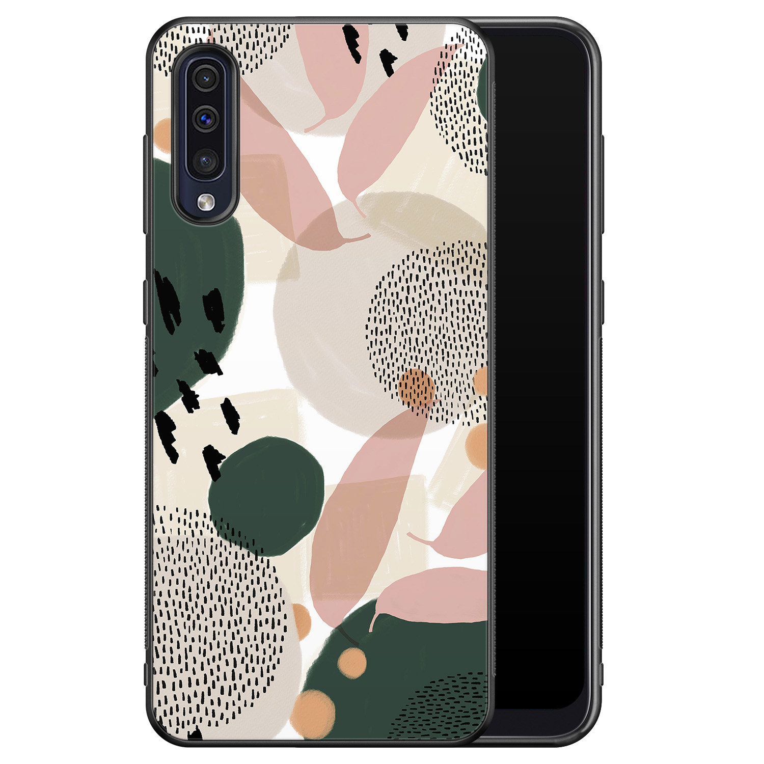 Leuke Telefoonhoesjes Samsung Galaxy A50 hoesje - Abstract print