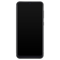 Leuke Telefoonhoesjes Samsung Galaxy A50 hoesje - Marmer zwart bruin
