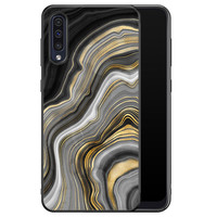 Leuke Telefoonhoesjes Samsung Galaxy A50 hoesje - Golden agate