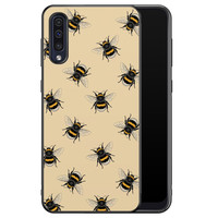 Leuke Telefoonhoesjes Samsung Galaxy A50 hoesje - Bee happy