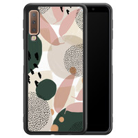 Leuke Telefoonhoesjes Samsung Galaxy A7 2018 hoesje - Abstract print