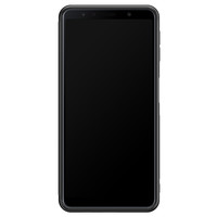 Leuke Telefoonhoesjes Samsung Galaxy A7 2018 hoesje - Marmer swirl