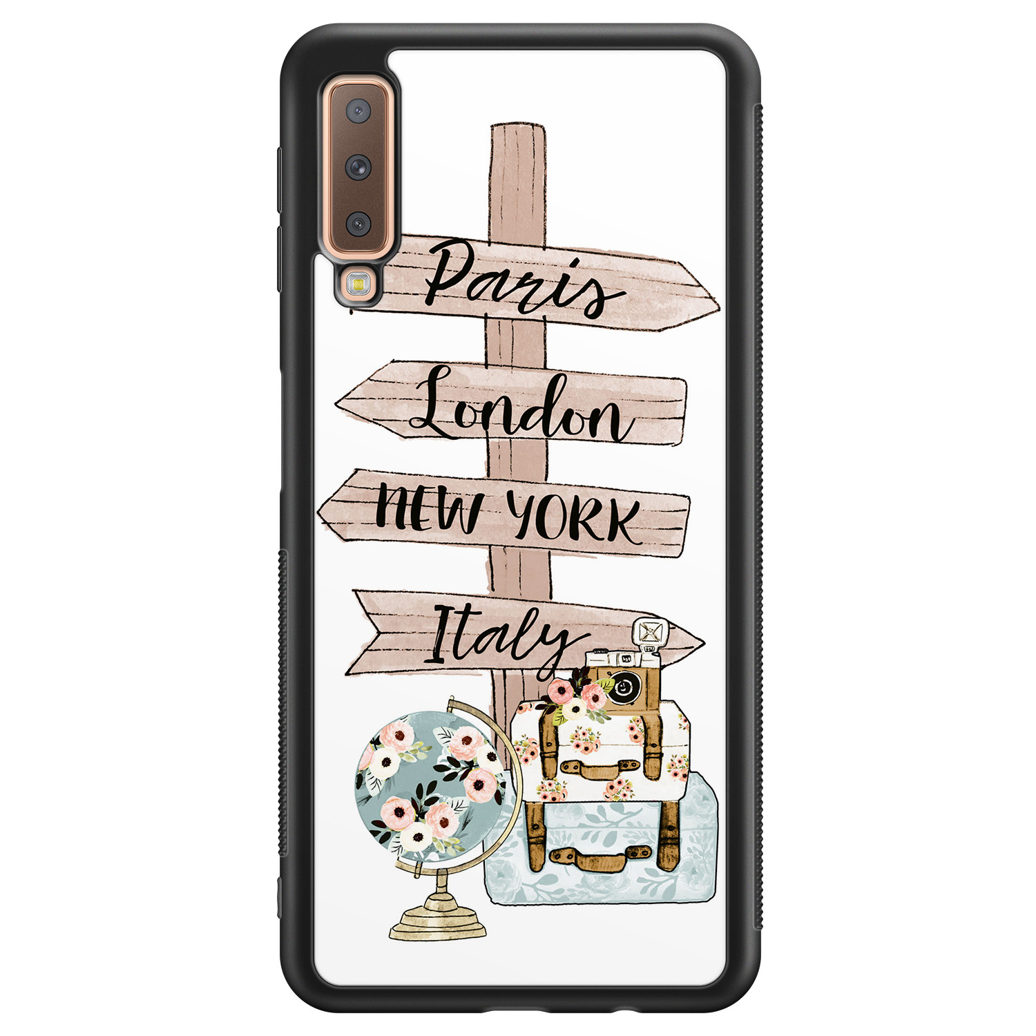 Leuke Telefoonhoesjes Samsung Galaxy A7 2018 hoesje - Where to go next