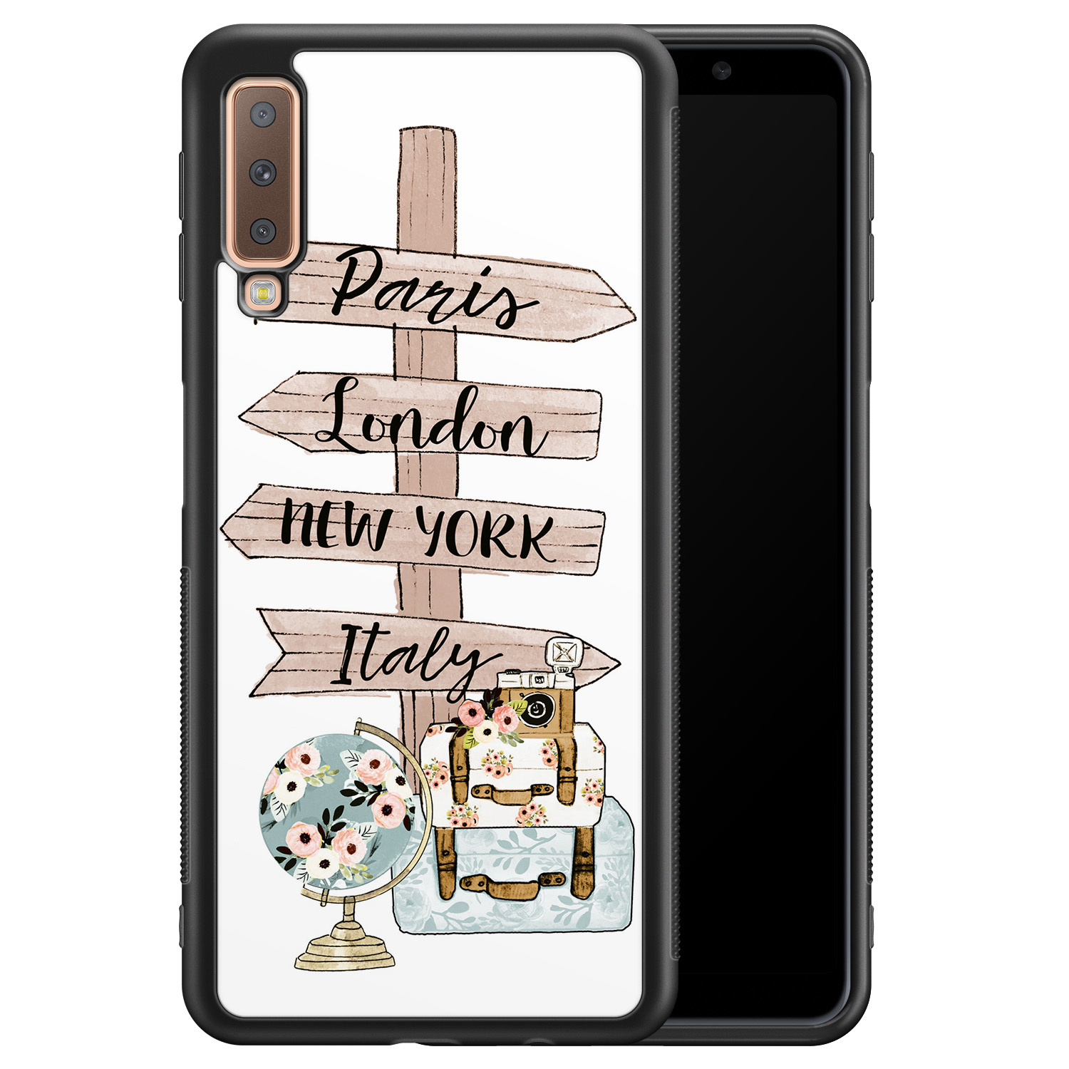 Leuke Telefoonhoesjes Samsung Galaxy A7 2018 hoesje - Where to go next